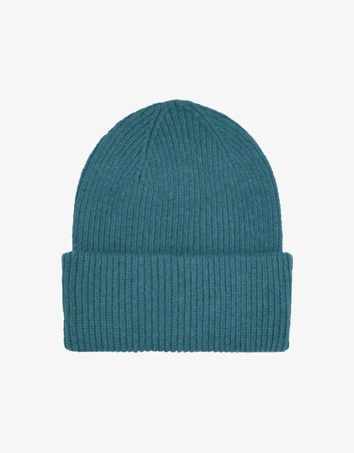 Men Hats Colorful Standard Merino Wool Hat Ocean Green