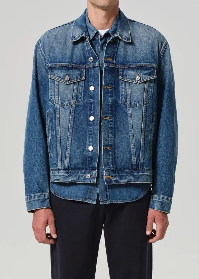 Men Jackets Citizens Of Humanity Bamford Denim Jacket In Siren