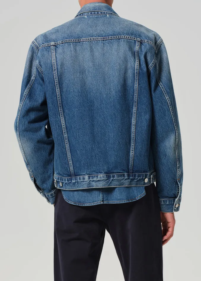 Men Jackets Citizens Of Humanity Bamford Denim Jacket In Siren