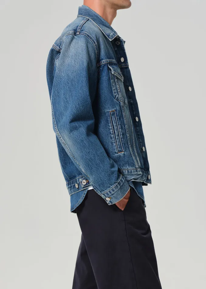 Men Jackets Citizens Of Humanity Bamford Denim Jacket In Siren