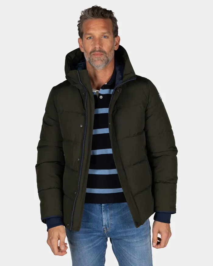 Men Jackets NZA New Zealand Auckland Dark Green Padded Jacket 8211 Gravel Green Men Jackets NZA New Zealand Auckland Dark Green Padded Jacket 8211 Gravel Green