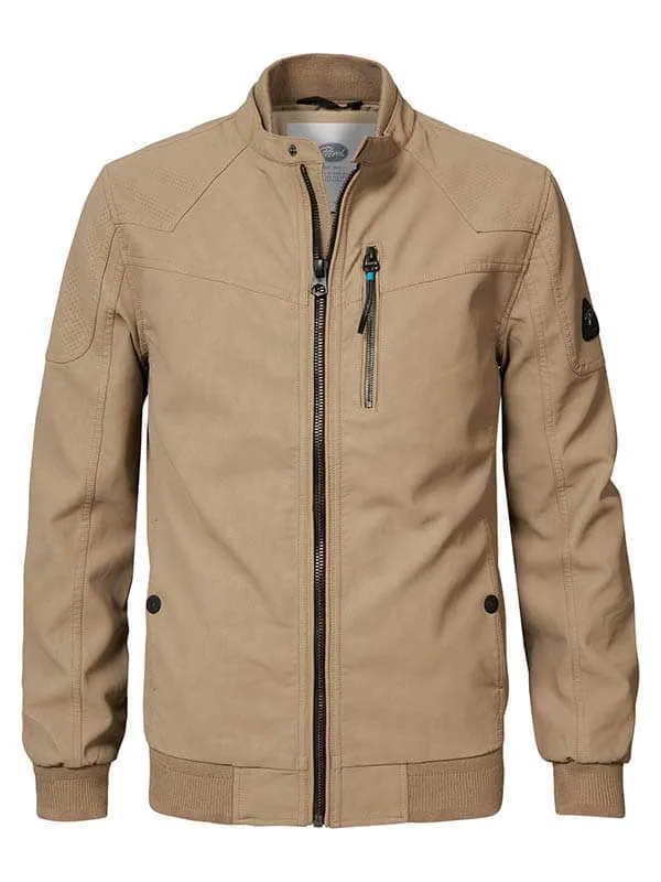 Men Jackets Petrol Industries Biker Jacket Wild Dessert