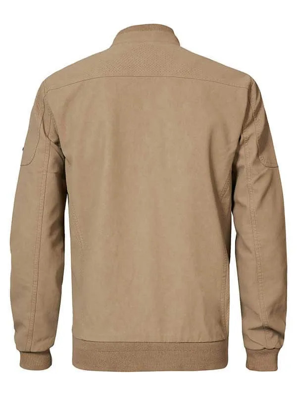 Men Jackets Petrol Industries Biker Jacket Wild Dessert
