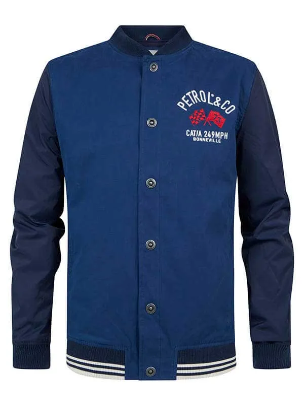 Men Jackets Petrol Industries Bomber Jacket Petrol Blue