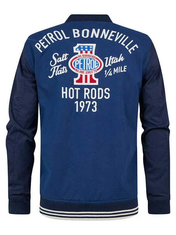 Men Jackets Petrol Industries Bomber Jacket Petrol Blue