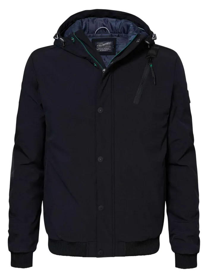 Men Jackets Petrol Industries Sporty Winter Jacket Black