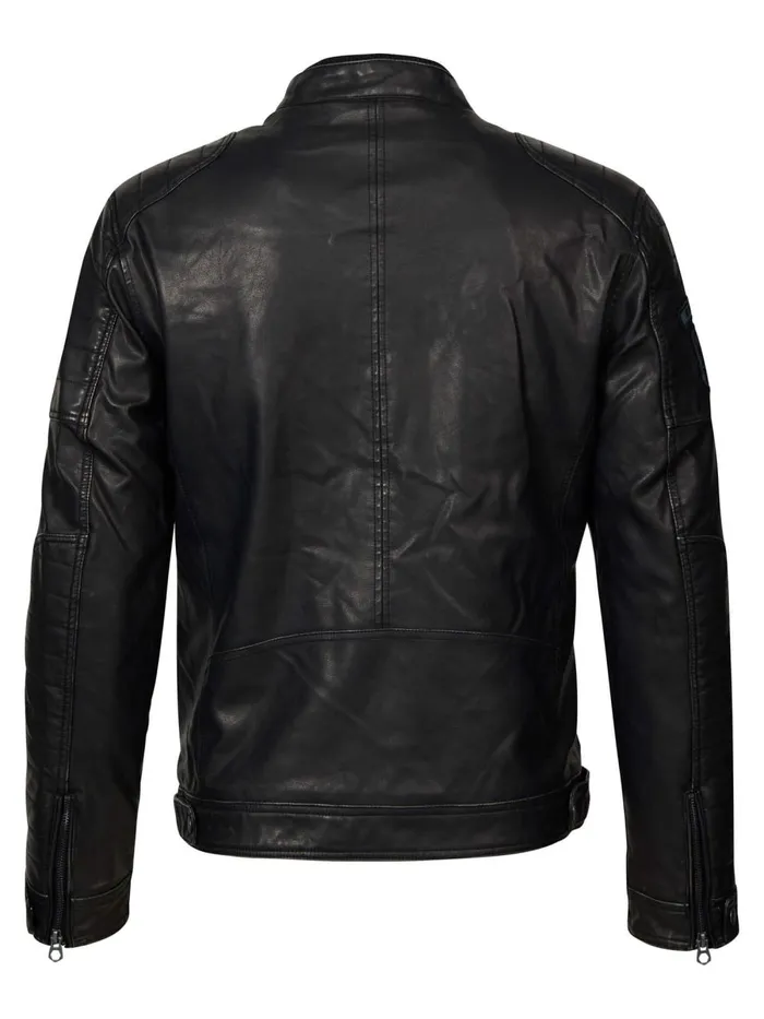 Men Jackets Petrol Industries Sustainable Biker Jacket Black