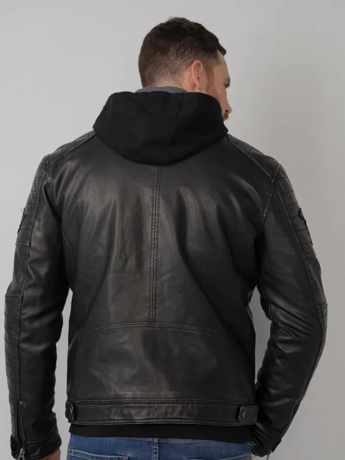 Men Jackets Petrol Industries Sustainable Biker Jacket Black