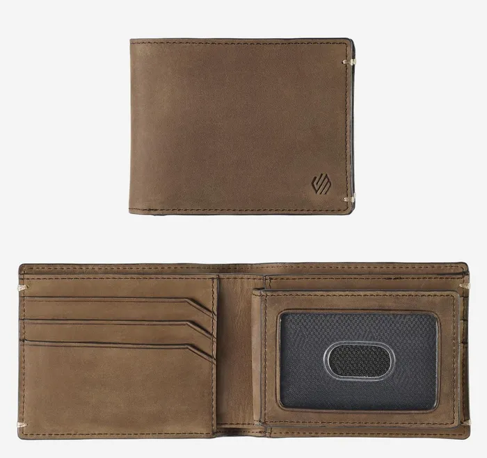 Men Jackson 2In1 Billfold Wallet Tan Oiled JohnstonandMurphy Wallets
