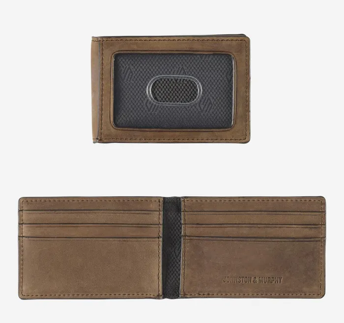 Men Jackson 2In1 Billfold Wallet Tan Oiled JohnstonandMurphy Wallets Men Jackson 2In1 Billfold Wallet Tan Oiled JohnstonandMurphy Wallets