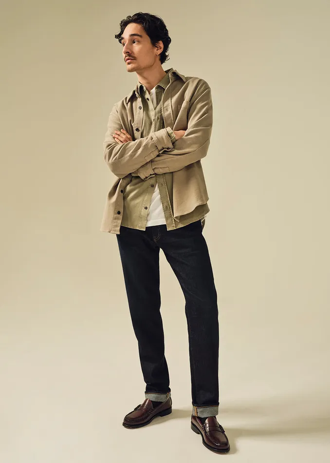 Men Jeans Citizens Of Humanity Adler Slim Cashmere Denim In Falcon