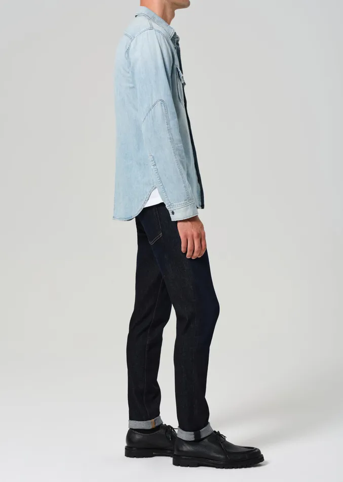 Men Jeans Citizens Of Humanity London Tapered Slim Cashmere Denim In Falcon