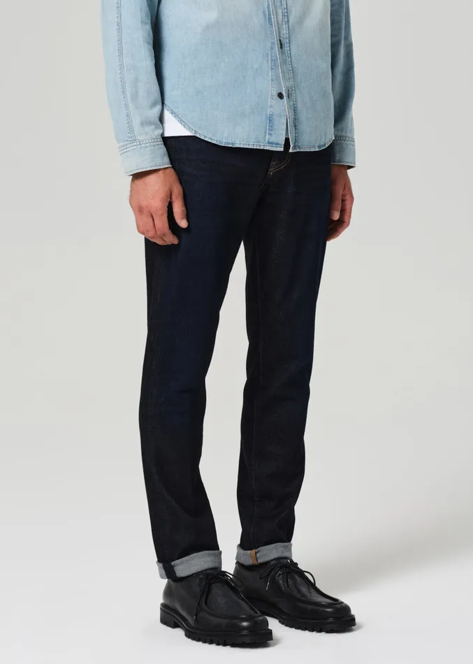 Men Jeans Citizens Of Humanity London Tapered Slim Cashmere Denim In Falcon