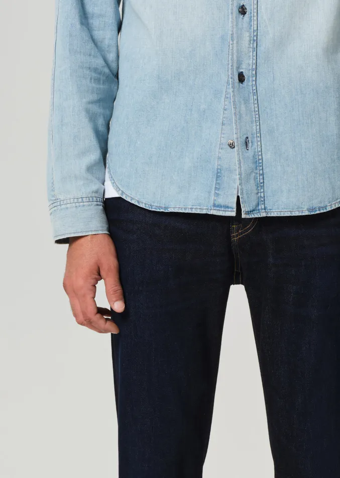 Men Jeans Citizens Of Humanity London Tapered Slim Cashmere Denim In Falcon