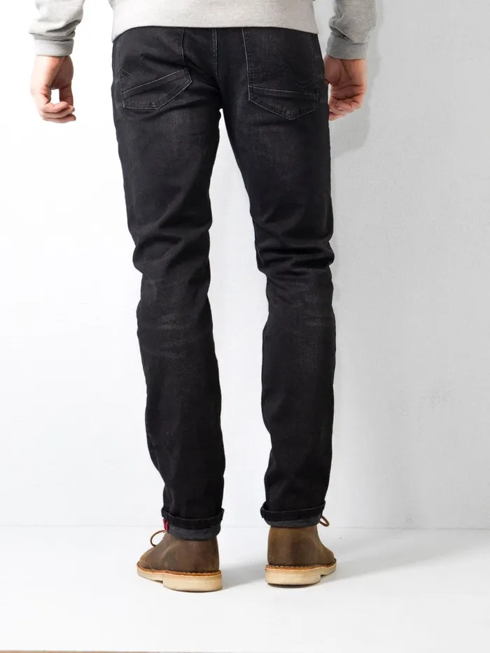 Men Jeans Petrol Industries Russel Regular TaperedFit Black Stone