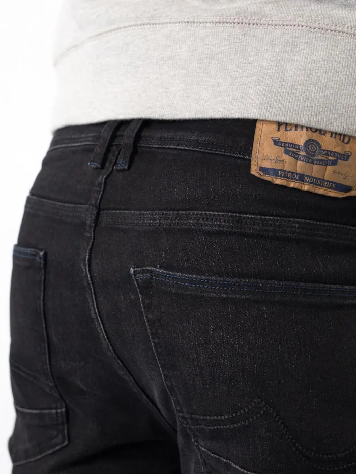 Men Jeans Petrol Industries Russel Regular TaperedFit Black Stone
