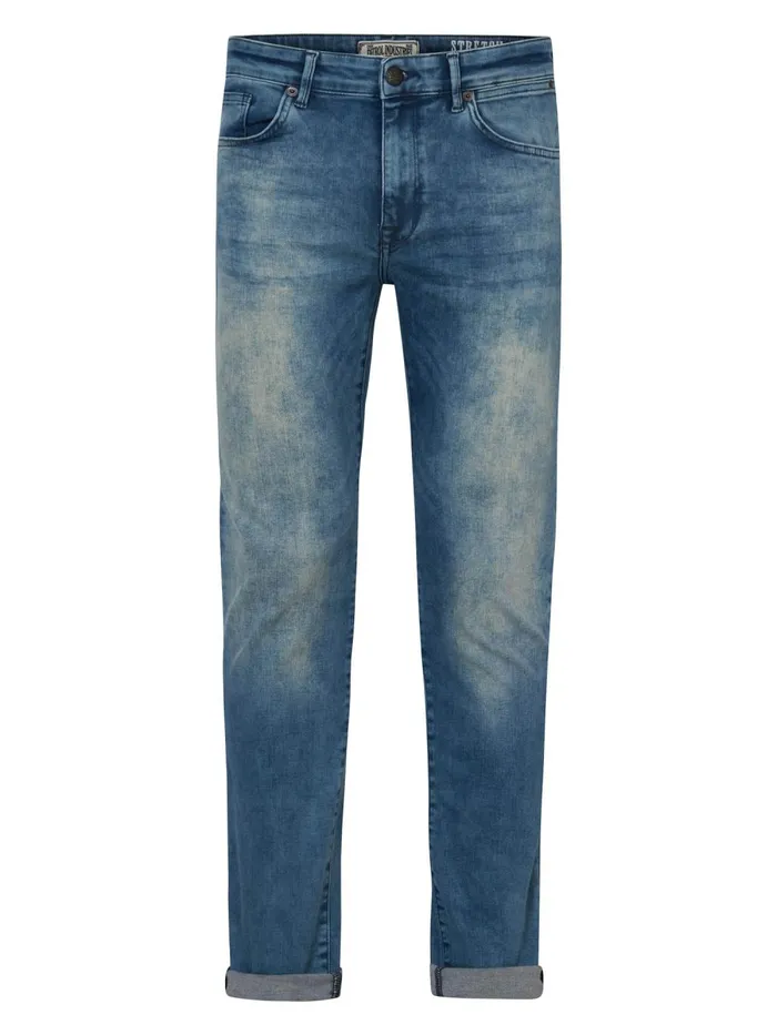 Men Jeans Petrol Industries Seaham SlimFit Green Shadow