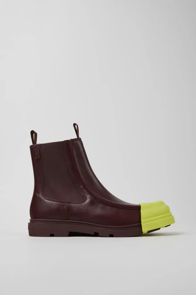 Men Junction Burgundy Leather Ankle Boot Camper Ankle Boots Men Junction Burgundy Leather Ankle Boot Camper Ankle Boots