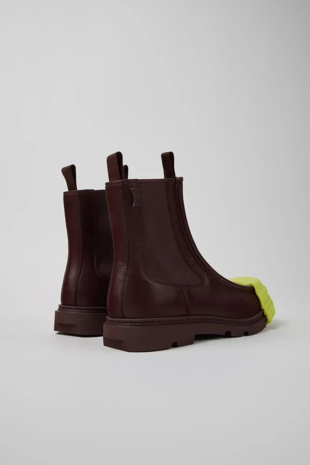 Men Junction Burgundy Leather Ankle Boot Camper Ankle Boots Men Junction Burgundy Leather Ankle Boot Camper Ankle Boots