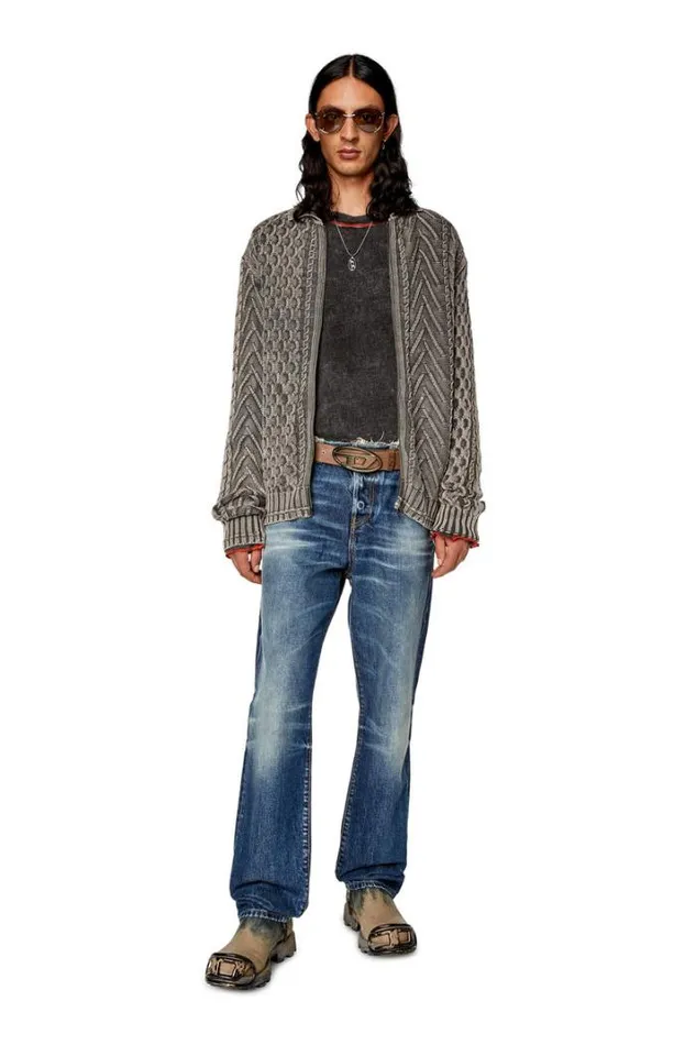 Men KEpano Black Diesel Knitwear