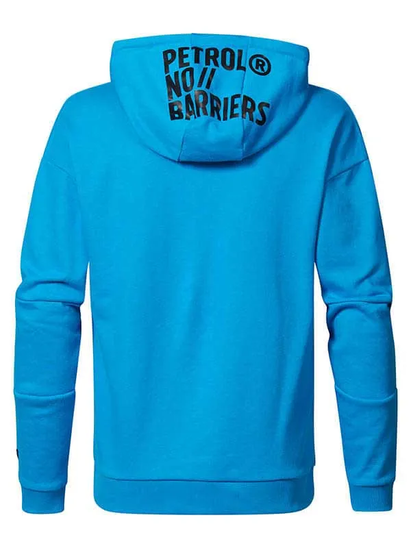 Men Knits and Sweats Petrol Industries No Barriers Hoodie Bluebird