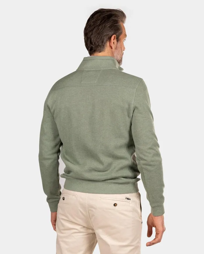 Men Knitwear NZA New Zealand Auckland Green Half Zip Sweat 8211 Sage Men Knitwear NZA New Zealand Auckland Green Half Zip Sweat 8211 Sage