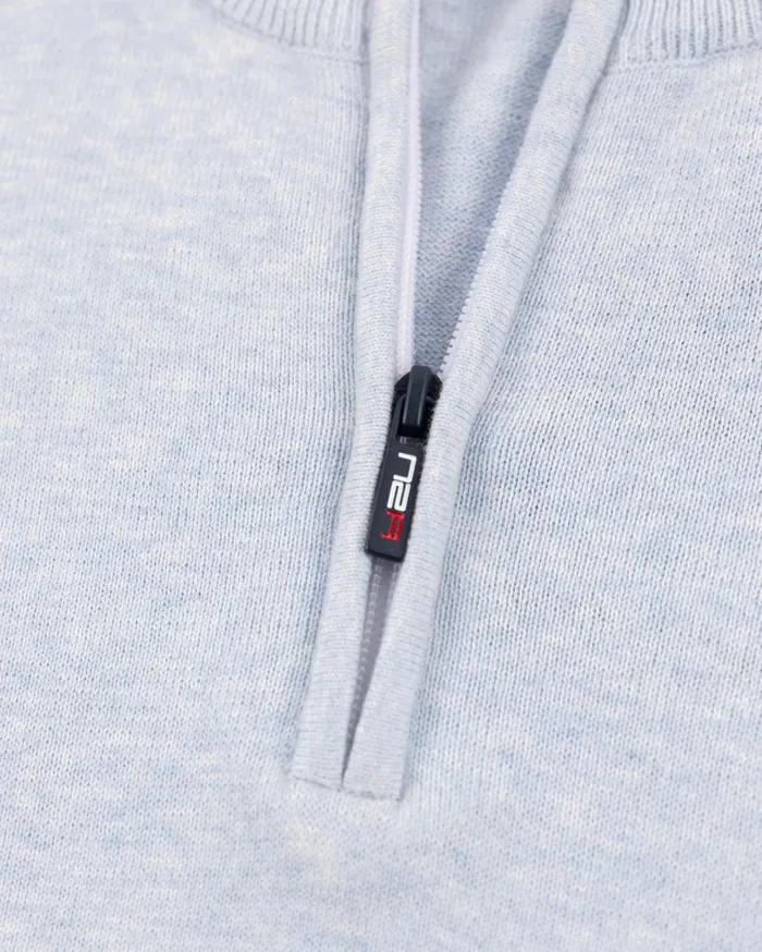 Men Knitwear NZA New Zealand Auckland Light Blue Half Zip Pullover 8211 Marble Blue Men Knitwear NZA New Zealand Auckland Light Blue Half Zip Pullover 8211 Marble Blue