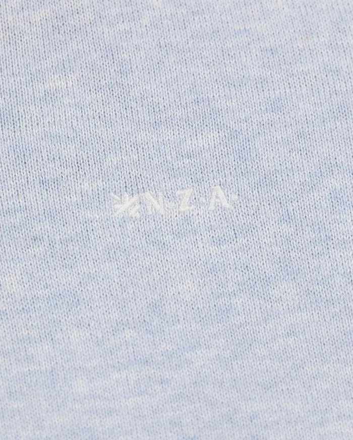 Men Knitwear NZA New Zealand Auckland Light Blue Half Zip Pullover 8211 Marble Blue Men Knitwear NZA New Zealand Auckland Light Blue Half Zip Pullover 8211 Marble Blue