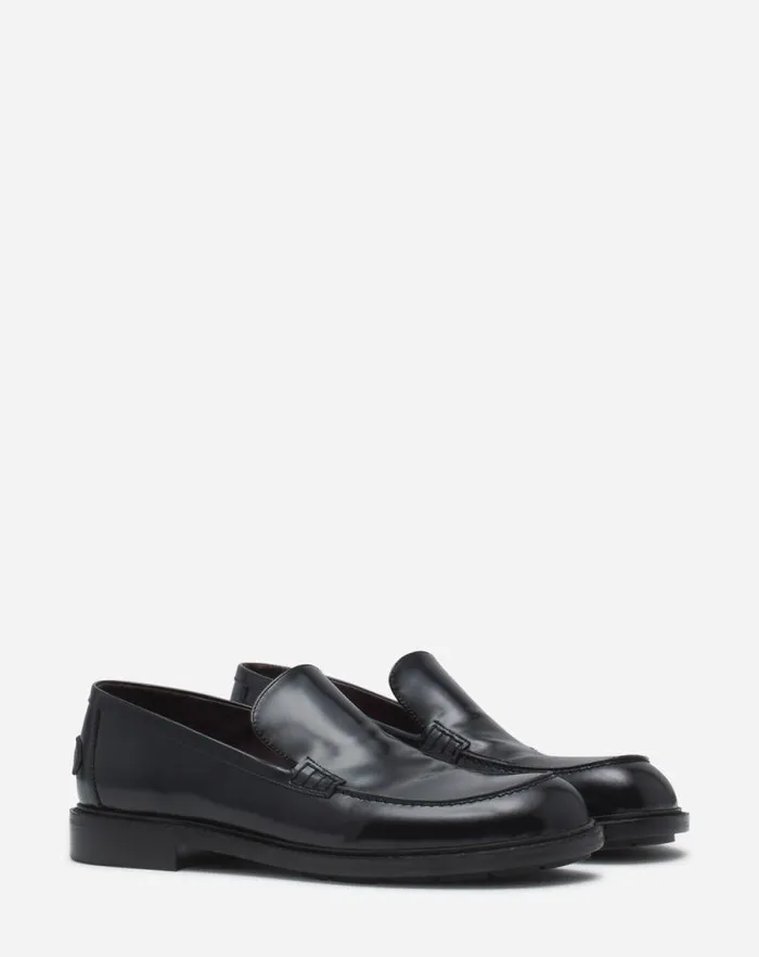 Men Lanvin Loafers and Derbies Spinto Loafers In Glossy Leather Black Men Lanvin Loafers and Derbies Spinto Loafers In Glossy Leather Black