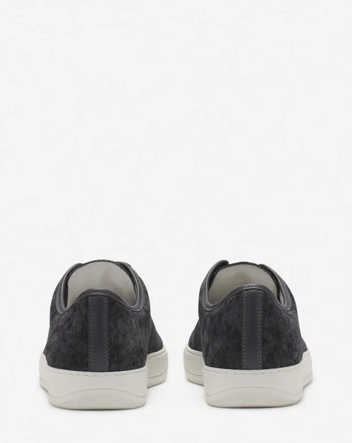 Men Lanvin Sneakers Dbb1 Sneakers In Corduroy Steel Men Lanvin Sneakers Dbb1 Sneakers In Corduroy Steel