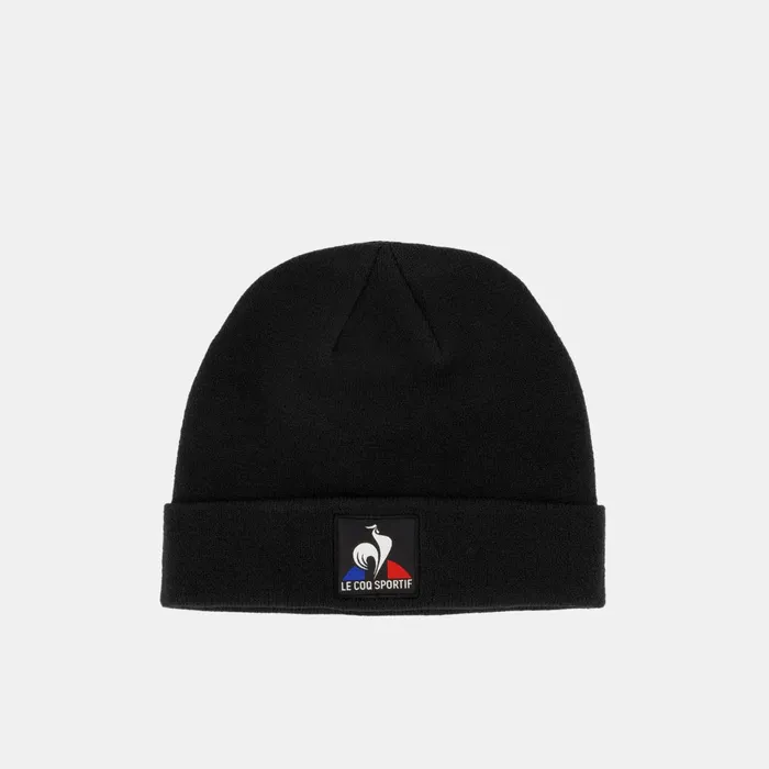 Men Le Coq Sportif Gloves And Hats Essentiels Bonnete Black
