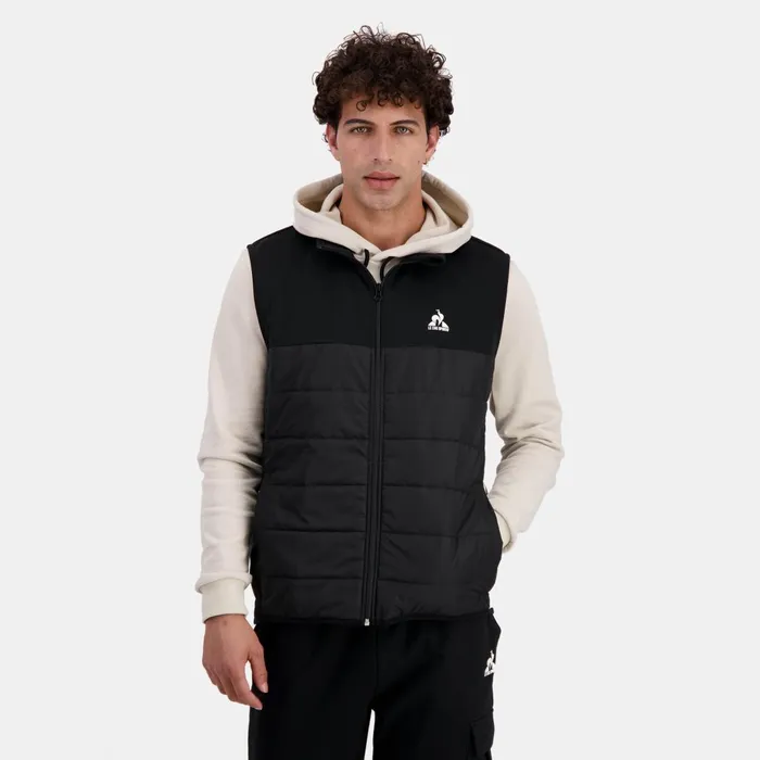 Men Le Coq Sportif Jackets Contemporain Doudoune Sans Manche Homme