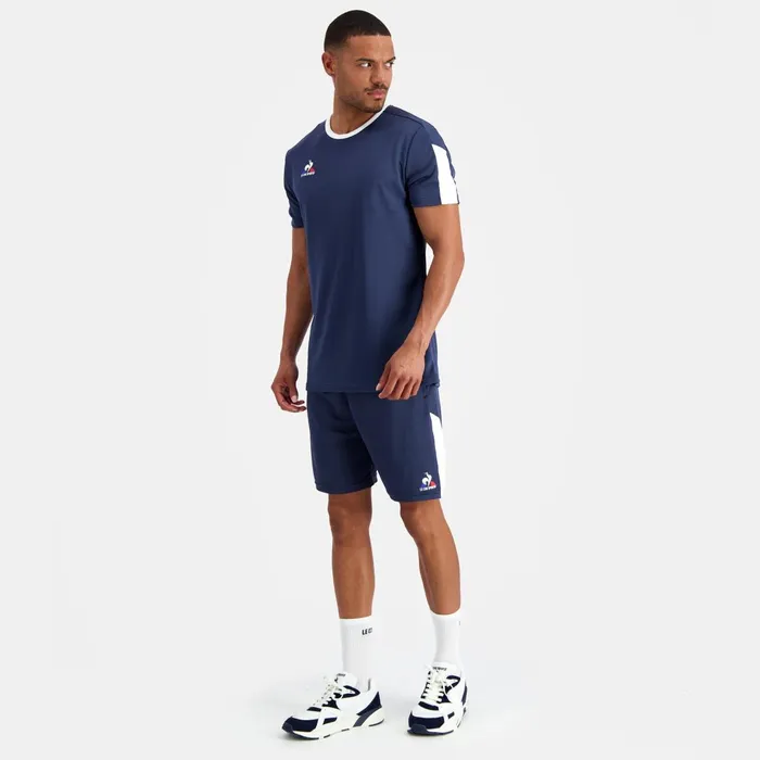 Men Le Coq Sportif Shorts Training Shorts Dress Blues Men Le Coq Sportif Shorts Training Shorts Dress Blues