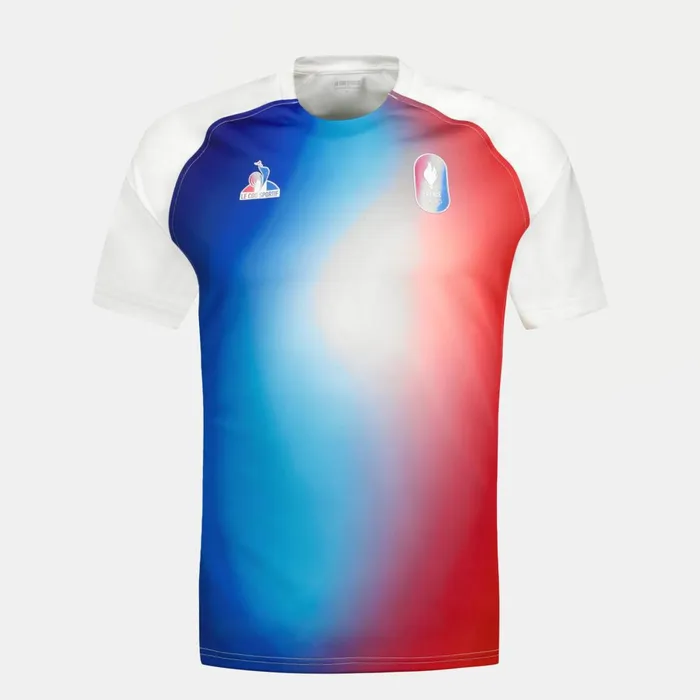 Men Le Coq Sportif Tshirts And Tops France039s Olympic Team Jersey Marshmallow Gradiant Bbr Men Le Coq Sportif Tshirts And Tops France039s Olympic Team Jersey Marshmallow Gradiant Bbr