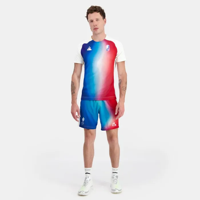 Men Le Coq Sportif Tshirts And Tops France039s Olympic Team Jersey Marshmallow Gradiant Bbr Men Le Coq Sportif Tshirts And Tops France039s Olympic Team Jersey Marshmallow Gradiant Bbr