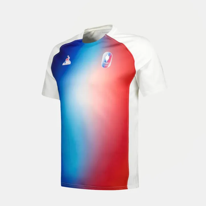 Men Le Coq Sportif Tshirts And Tops France039s Olympic Team Jersey Marshmallow Gradiant Bbr Men Le Coq Sportif Tshirts And Tops France039s Olympic Team Jersey Marshmallow Gradiant Bbr