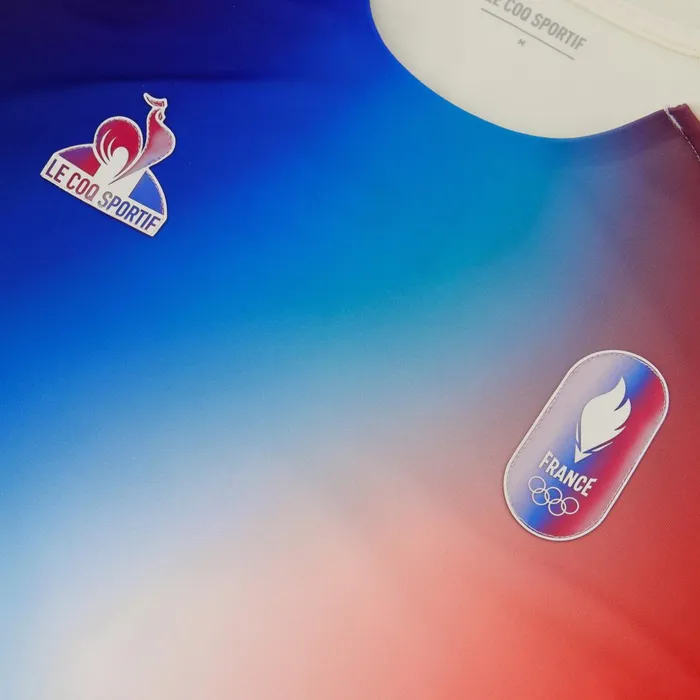 Men Le Coq Sportif Tshirts And Tops France039s Olympic Team Jersey Marshmallow Gradiant Bbr Men Le Coq Sportif Tshirts And Tops France039s Olympic Team Jersey Marshmallow Gradiant Bbr
