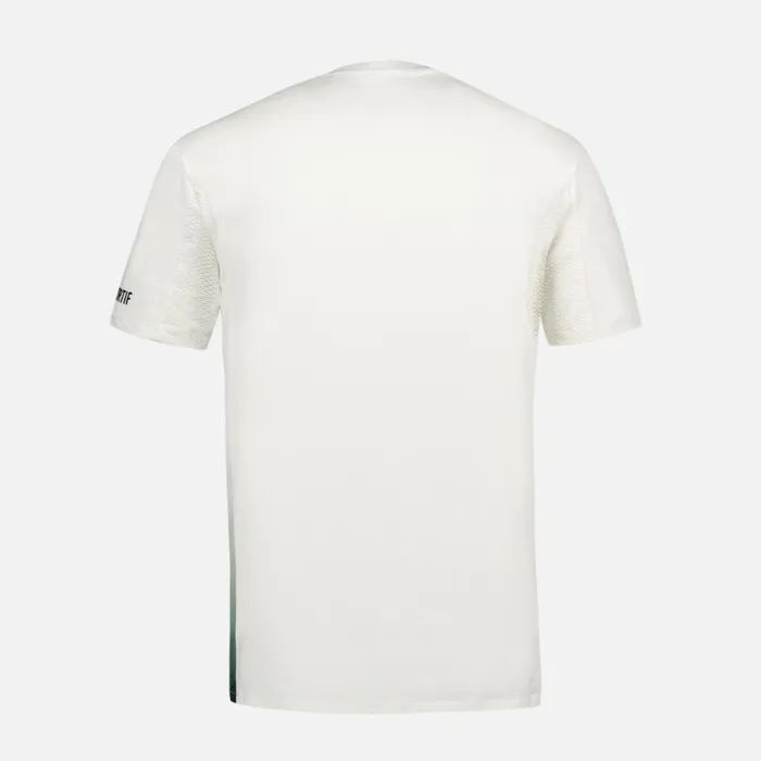 Men Le Coq Sportif Tshirts And Tops Performance Tennis TShirt Marshmallow