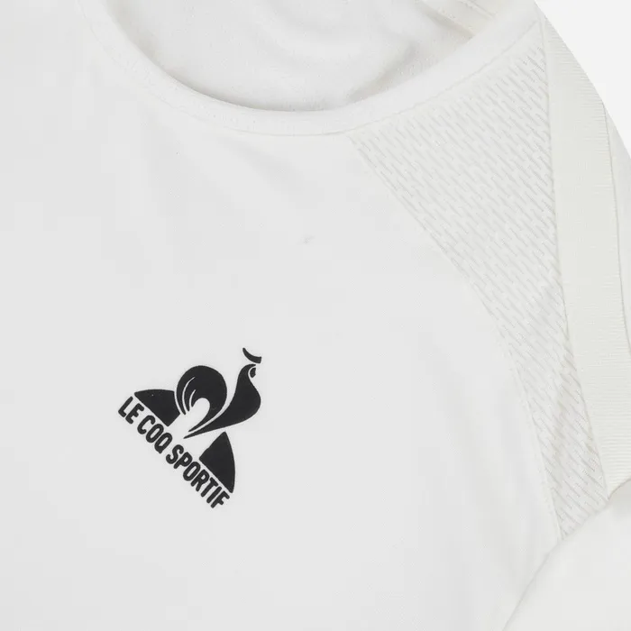 Men Le Coq Sportif Tshirts And Tops Performance Tennis TShirt Marshmallow