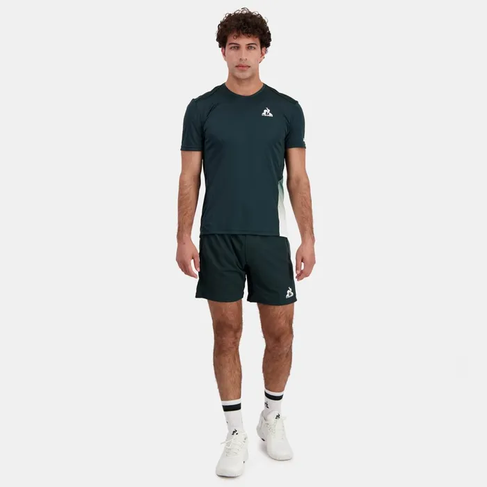 Men Le Coq Sportif Tshirts And Tops Performance Tennis TShirt Scarab