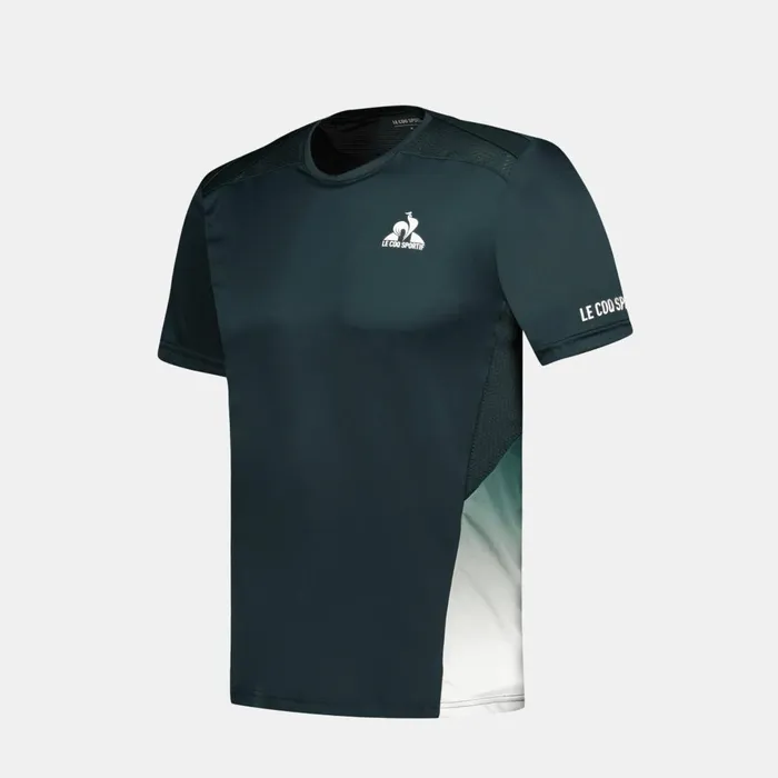 Men Le Coq Sportif Tshirts And Tops Performance Tennis TShirt Scarab