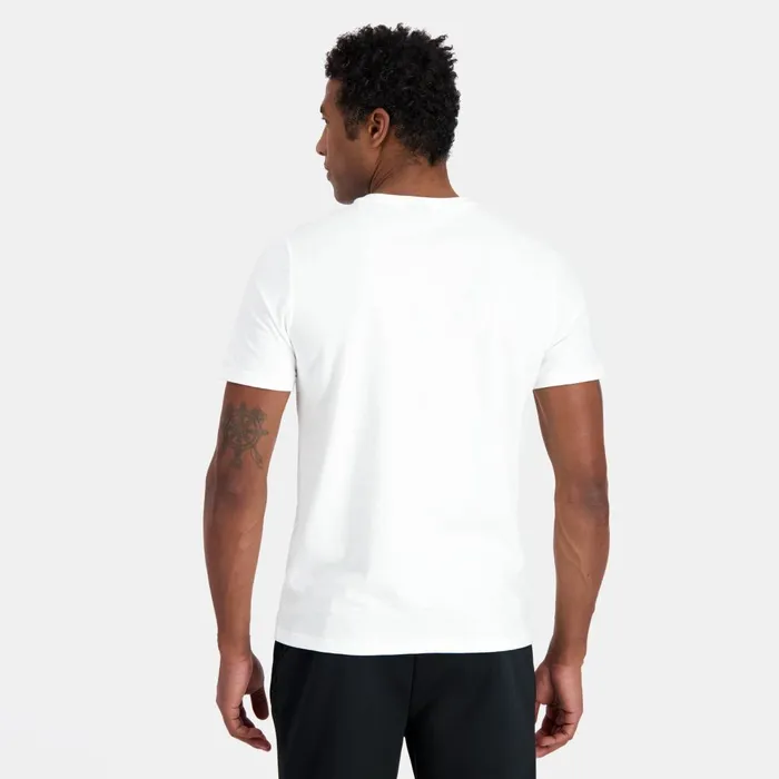Men Le Coq Sportif Tshirts And Tops Tennis TShirt Nowrouge Elecbleu Elec