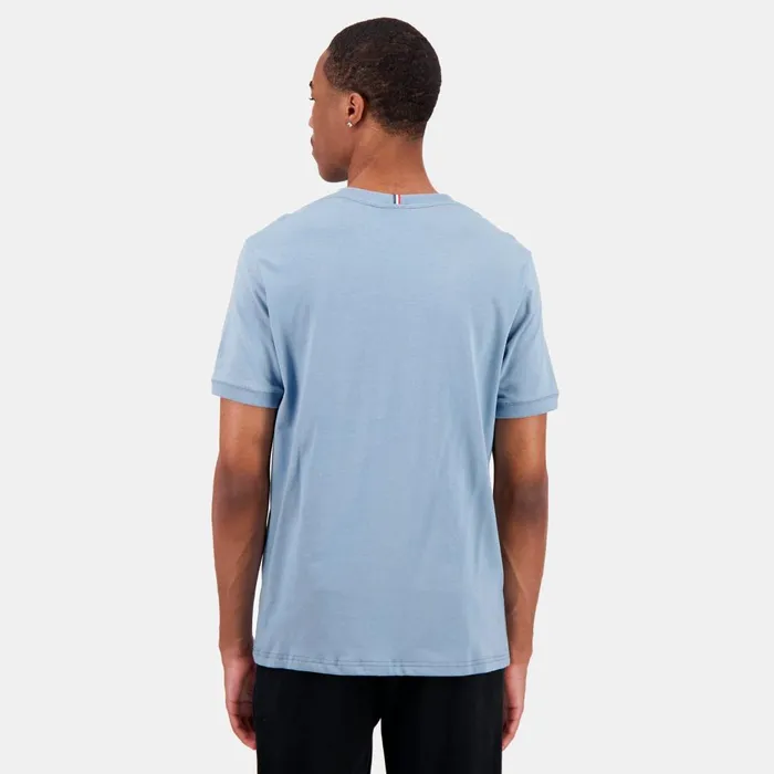 Men Le Coq Sportif Tshirts And Tops Ton Sur Ton TShirt Faded Denim