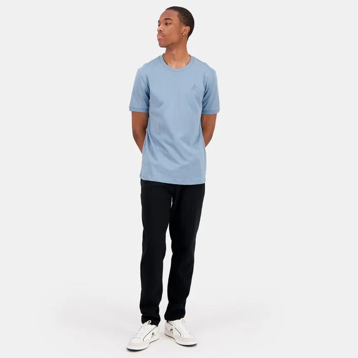 Men Le Coq Sportif Tshirts And Tops Ton Sur Ton TShirt Faded Denim