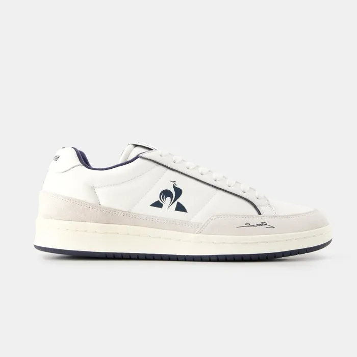 Men Le Coq Sportif Trainers And Sneakers Shoes NOAH2 RIPSTOP Optical Whitedress Blue Men Le Coq Sportif Trainers And Sneakers Shoes NOAH2 RIPSTOP Optical Whitedress Blue