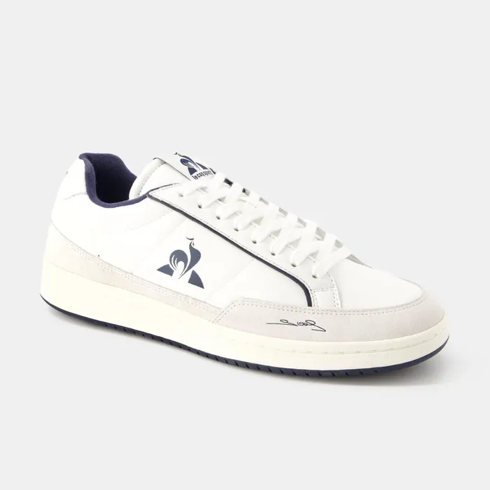 Men Le Coq Sportif Trainers And Sneakers Shoes NOAH2 RIPSTOP Optical Whitedress Blue Men Le Coq Sportif Trainers And Sneakers Shoes NOAH2 RIPSTOP Optical Whitedress Blue