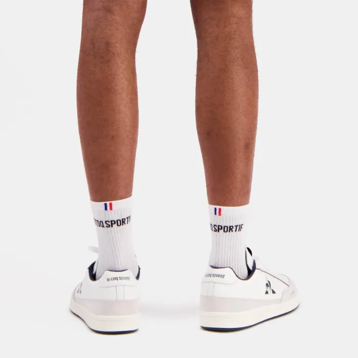 Men Le Coq Sportif Trainers And Sneakers Shoes NOAH2 RIPSTOP Optical Whitedress Blue Men Le Coq Sportif Trainers And Sneakers Shoes NOAH2 RIPSTOP Optical Whitedress Blue