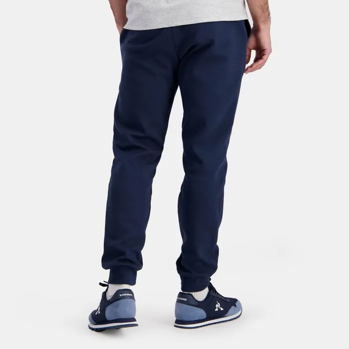 Men Le Coq Sportif Trousers And Joggers Essentiels Pantalon Regular Bleu Marine Homme Dress Blues