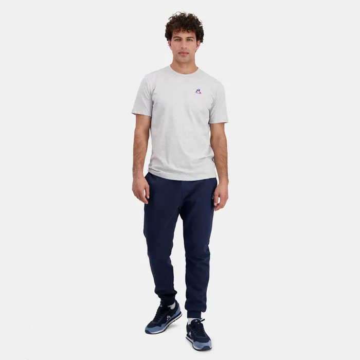 Men Le Coq Sportif Trousers And Joggers Essentiels Pantalon Regular Bleu Marine Homme Dress Blues