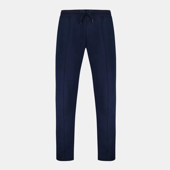 Men Le Coq Sportif Trousers And Joggers Ton Sur Ton Trousers Coupe Droite Dark Velvet